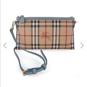 Burberry Peyton Haymarket Crossbody Bag